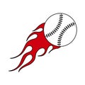 Baseball Fire Ball Icon