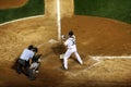 Baseball - First baseman Kotsay at Bat Royalty Free Stock Photo