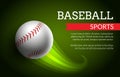 Baseball flyer poster design game tournament. Vector baseball banner sport invitation illustration