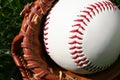 Baseball and Glove Royalty Free Stock Photo