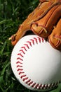 Baseball and Glove Royalty Free Stock Photo