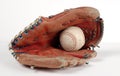 Baseball Glove and Ball