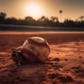 Golden Hour on the Field Royalty Free Stock Photo
