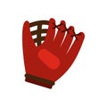 Baseball glove flat icon Royalty Free Stock Photo