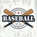 Baseball grunge typography. New York university league. Design sportswear, print for t-shirt, stamp of apparel. Vector.