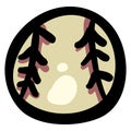 Baseball - Hand Drawn Doodle Icon Royalty Free Stock Photo