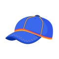 Baseball Hat Semi Flat Color Vector Object