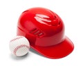 Baseball Helmet and Ball