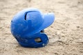 Baseball Helmet in Sand