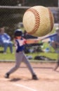 Baseball hit Royalty Free Stock Photo
