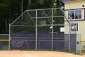Baseball Home Plate and Batters Box. Royalty Free Stock Photo