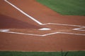 Baseball Homeplate Royalty Free Stock Photo