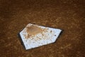 Baseball HomePlate Home Base Score Game Competition Royalty Free Stock Photo