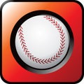 Baseball icon Royalty Free Stock Photo