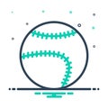 Mix icon for Baseball, league and circle