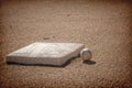 Baseball infield Background Royalty Free Stock Photo