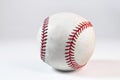 A baseball isolated against a white background Royalty Free Stock Photo