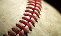 Baseball Macro Closeup Royalty Free Stock Photo