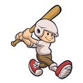 Baseball mascot. Royalty Free Stock Photo
