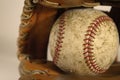 Baseball and Mitt or Glove Royalty Free Stock Photo
