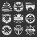 Baseball Monochrome Logos