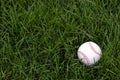 Baseball in the outfield Royalty Free Stock Photo