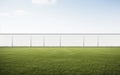 Baseball Outfield Fence on Clean White Royalty Free Stock Photo