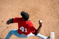 Baseball Pitcher Royalty Free Stock Photo