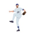 Baseball Pitcher Throwing Ball Royalty Free Stock Photo