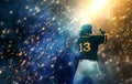 Baseball player. Game day. Download a high resolution photo to advertise baseball games in sports betting. Royalty Free Stock Photo