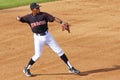 Baseball Player Ready to Throw