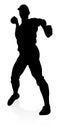 Baseball Player Silhouette