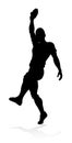 Baseball Player Silhouette Royalty Free Stock Photo