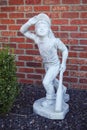 Baseball player statue Royalty Free Stock Photo