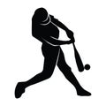 baseball players silhouettes of sports people vector