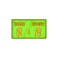 Baseball score board icon, cartoon style Royalty Free Stock Photo