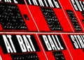 Baseball Scoreboard Royalty Free Stock Photo