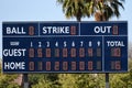 Baseball Scoreboard.