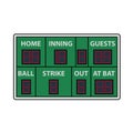 Baseball Scoreboard Icon