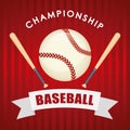Baseball sport game Royalty Free Stock Photo