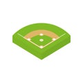 Baseball sport game Royalty Free Stock Photo