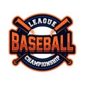 Baseball Sports Club Logo Design Vector Royalty Free Stock Photo