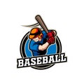 baseball sports team ball man Royalty Free Stock Photo