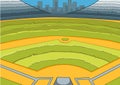 Baseball Stadium Royalty Free Stock Photo