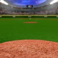 Baseball Stadium With Copy Space