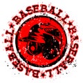 Baseball stamp