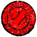 Baseball stamp