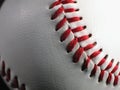Baseball Stitches-Close Royalty Free Stock Photo