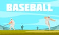 Baseball Summer Sport Composition Royalty Free Stock Photo