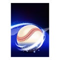 Baseball Team Activity Sport Notice Banner Vector